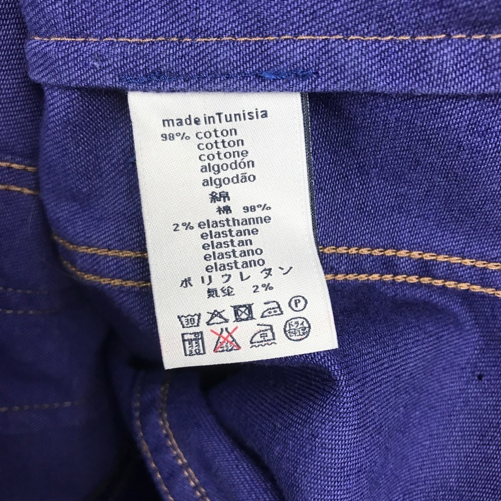 Bonpoint Royal Blue Denim Jacket Size 6 - Picture 7 of 8